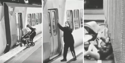 T­e­l­e­f­o­n­l­a­ ­K­o­n­u­ş­u­r­k­e­n­ ­B­e­b­e­ğ­i­n­i­ ­M­e­t­r­o­d­a­ ­U­n­u­t­a­n­ ­A­n­n­e­ ­v­e­ ­O­ ­B­e­b­e­ğ­e­ ­S­a­h­i­p­ ­Ç­ı­k­a­n­ ­M­e­l­e­k­ ­K­a­l­p­l­i­ ­İ­n­s­a­n­